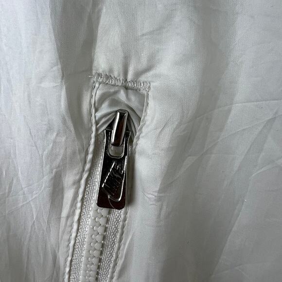 Nike Windrunner Jacket Light Windbreaker White & Turquoise Size XS - Picture 7 of 13